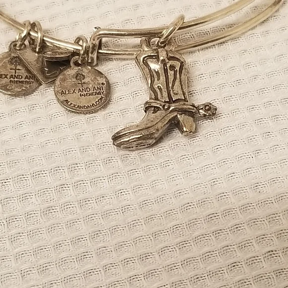 Alex and Ani Cowboy Boot Bracelet - Picture 2 of 3